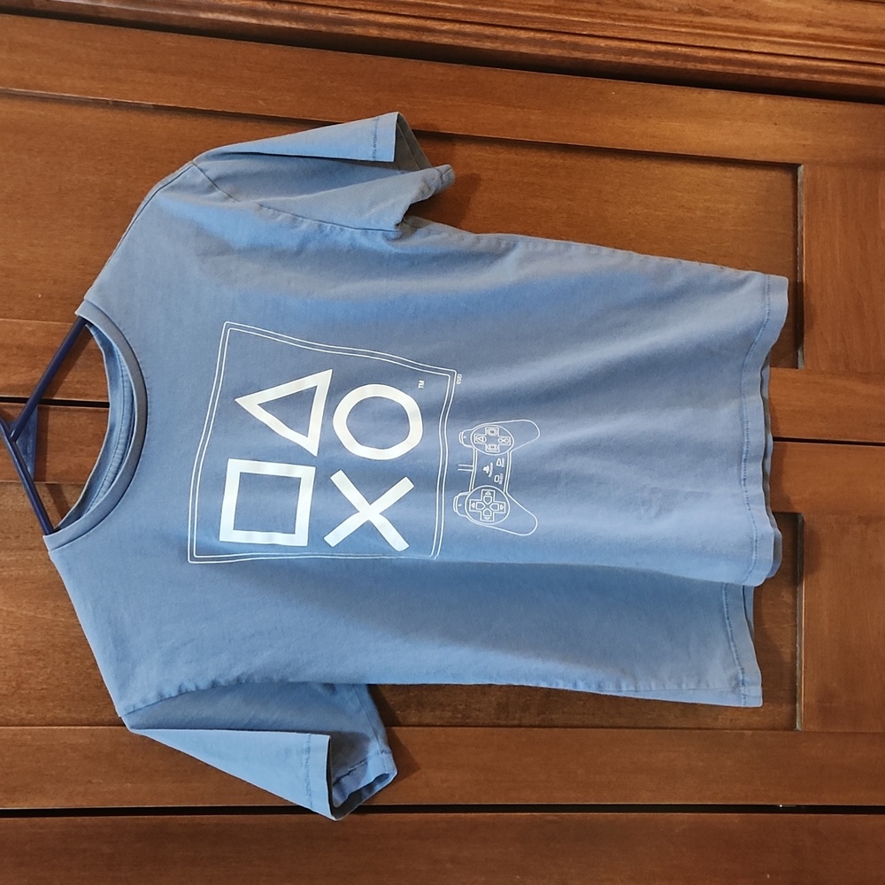 Boys Gap Teen Size 12 Playstation blue shirt